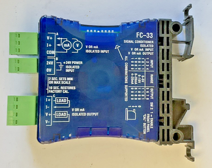 AUTOMATION DIRECT FC-33 SIGNAL CONDITIONER ISOLATED 24V