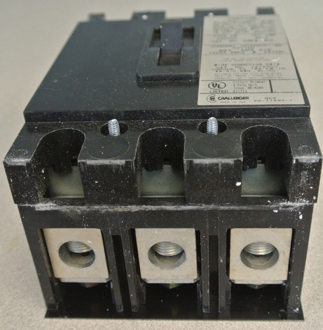 CHALLENGER CB3100L CIRCUIT BREAKER 100A / 240VAC / 3-POLE /  NEW SURPLUS