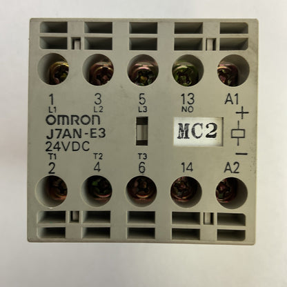 ONRON J7AN-E3 CONTACTOR 600VAC 15A 3PH 5HP COIL 24VDC