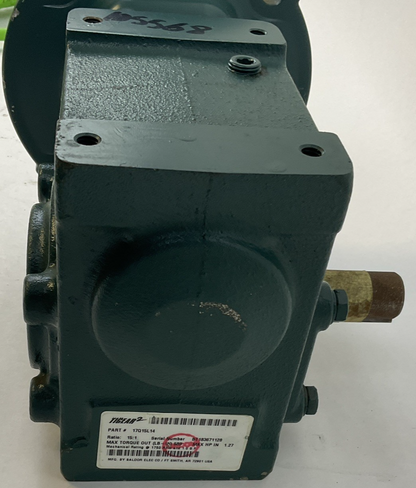 DODGE TIGEAR 17Q15L14 GEAR REDUCER 15:1 1750RPM 1.27HP