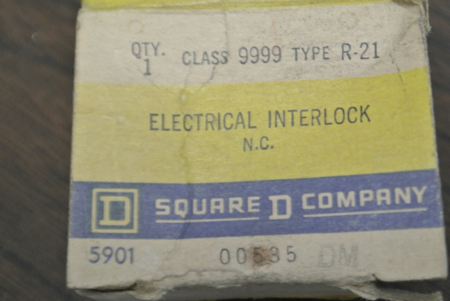 SQUARE D / 9999 R-21 ELECTRICAL INTERLOCK / NEW SURPLUS