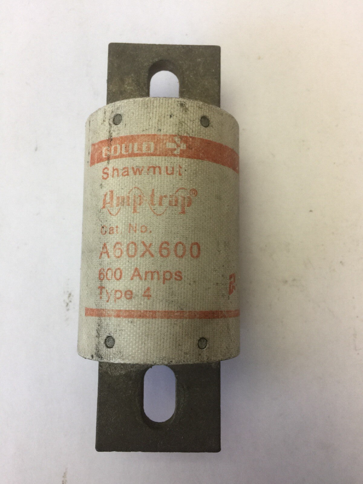 GOULD SHAWMUT AMPTRAP A60X600 FUSE 600 AMP 600 VOLTS TYPE 4 FORM 101