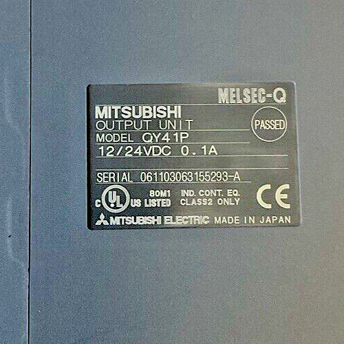 MITSUBISHI QY41P OUTPUT UNIT  12/24VDC 0.1A