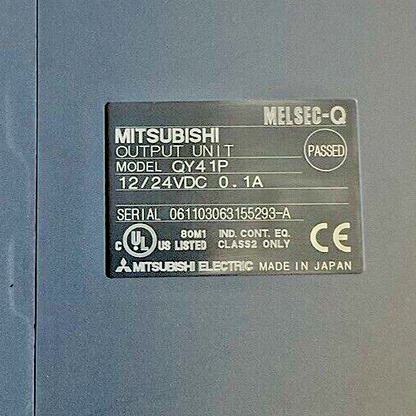 MITSUBISHI QY41P OUTPUT UNIT  12/24VDC 0.1A