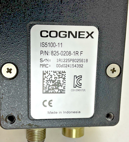 COGNEX  821-0034-1R REV.C INSIGHT CAMERA IS5100-11 24VDC