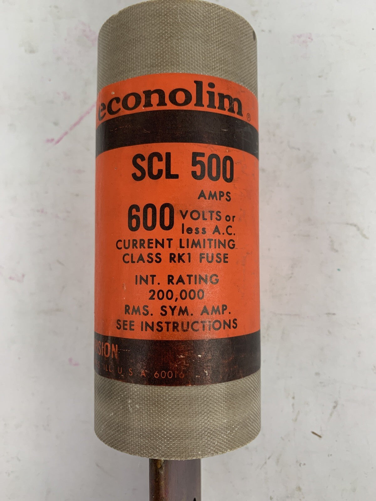 Economy Fuse SCL500 500A 600V Fuse