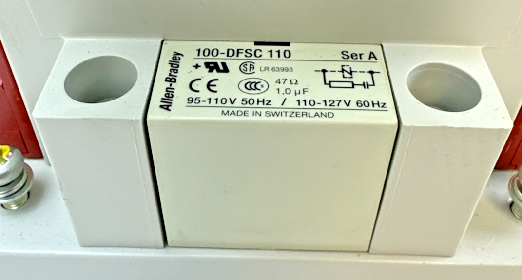 ALLEN BRADLEY 100S-D115D22C CONTACTOR SER.B 250A 12KV 600VAC