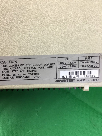 ADVANTEST UNIVERSAL COUNTER TR5822 120V