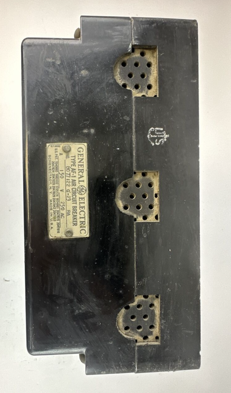GE TYPE AF-1 AIR CIRCUIT BREAKER 150AMP 250VAC  6077122 G-23