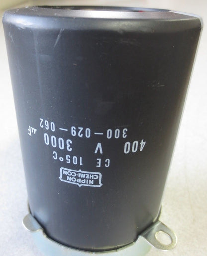 NIPPON CHEMI-CON 300-029-062 CAPACITOR - 400VDC, 3000μF
