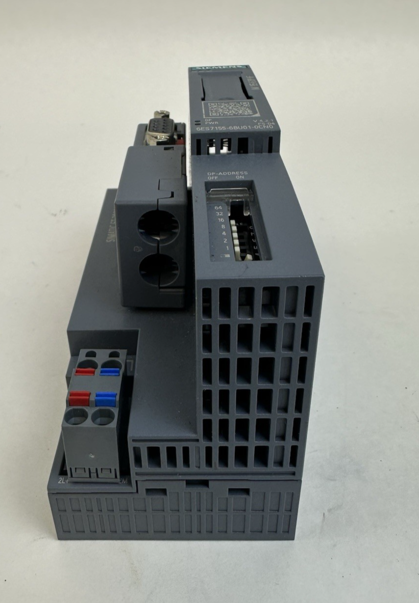 SIEMENS 6ES7155-6BU01-0CN0 SIMATIC ET 200SP PROFIBUS INTERFACE MODULE 24VDC