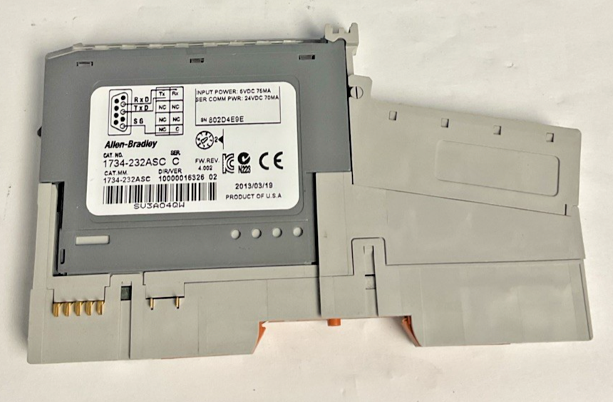 ALLEN BRADLEY 1492-232ASC SER.C INTERFACE MODULE 1734-RTB SER.A 1734-MB SER.A