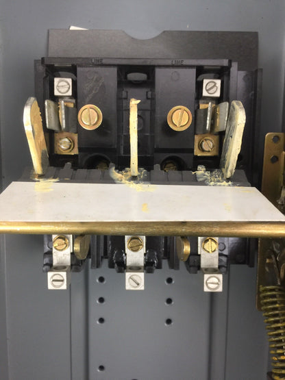 WESTINGHOUSE JHUN361 HEAVY DUTY SAFETY SWITCH 600 VAC 30 AMP