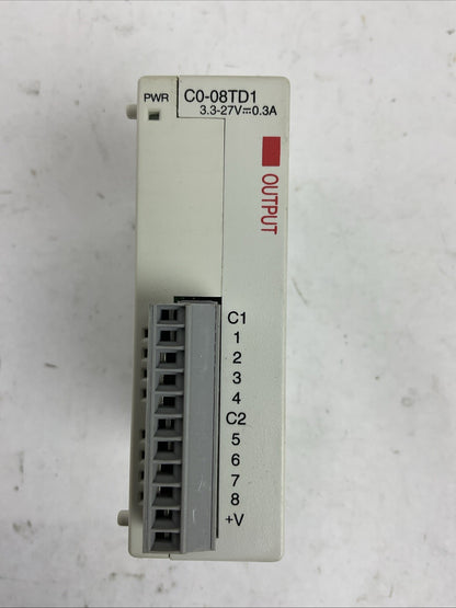 AUTOMATIONDIRECT C0-08TD1 OUTPUT MODULE 3.3-27VDC 0.3A/pt