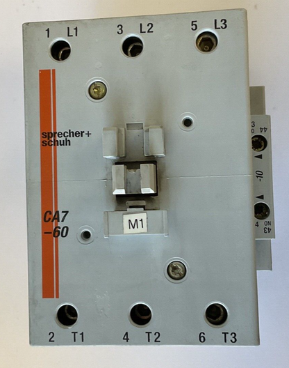 SPRECHER+SCHUH CA7-60-00 CONTACTOR 600VAC 100A