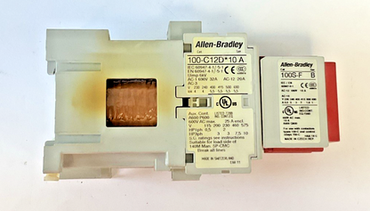 ALLEN BRADLEY 100S-C12DJ32C RELAY SER.A 600VAC 20A