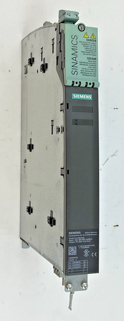 SIEMENS 6SL3130-6AE15-0AB0 SMART LINE MODULE 600VDC 8.3A 5KW