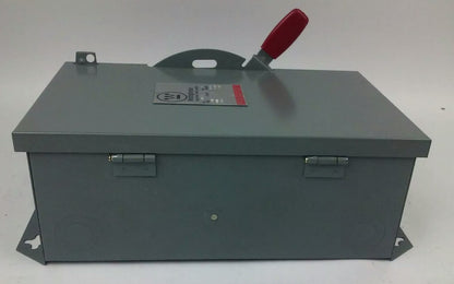 WESTINGHOUSE, HUN362, SAFETY SWITCH, 60A, 600V, 3P, TYPE 1 INDOOR ENCLOSURE, NEW
