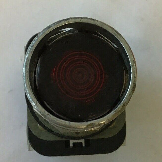 ALLEN-BRADLEY 800T-QT24 SER. T RED PUSHBUTTON SWITCH 24VAC/DC #757 LAMP