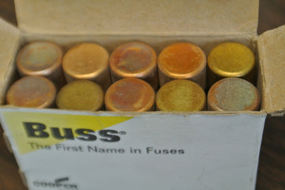 BOX of 10 / BUSSMANN / TRON KAB-2 RECTIFIER FUSES 2A / 250V NEW SURPLUS