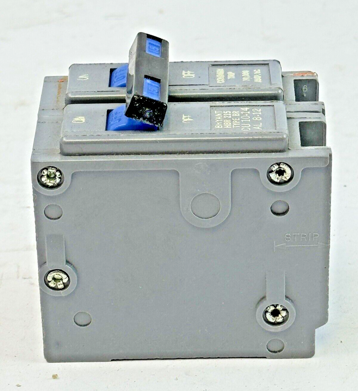 BRYANT *BOX OF 5* - HBR215 - COMMON TRIP CIRCUIT BREAKERS - 2 POLE/15 A/240 VAC