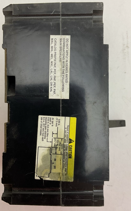 SQUARE D FHL26050 2POLE THERMAL-MAGNETIC CIRCUIT BREAKER 50A 600VAC 250VDC SER 2