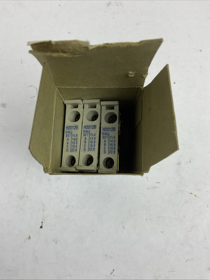 CUTLER HAMMER H2012B-3 FREEDOM SERIES 14.0-22.8AMP HEATER (BOX OF 3)