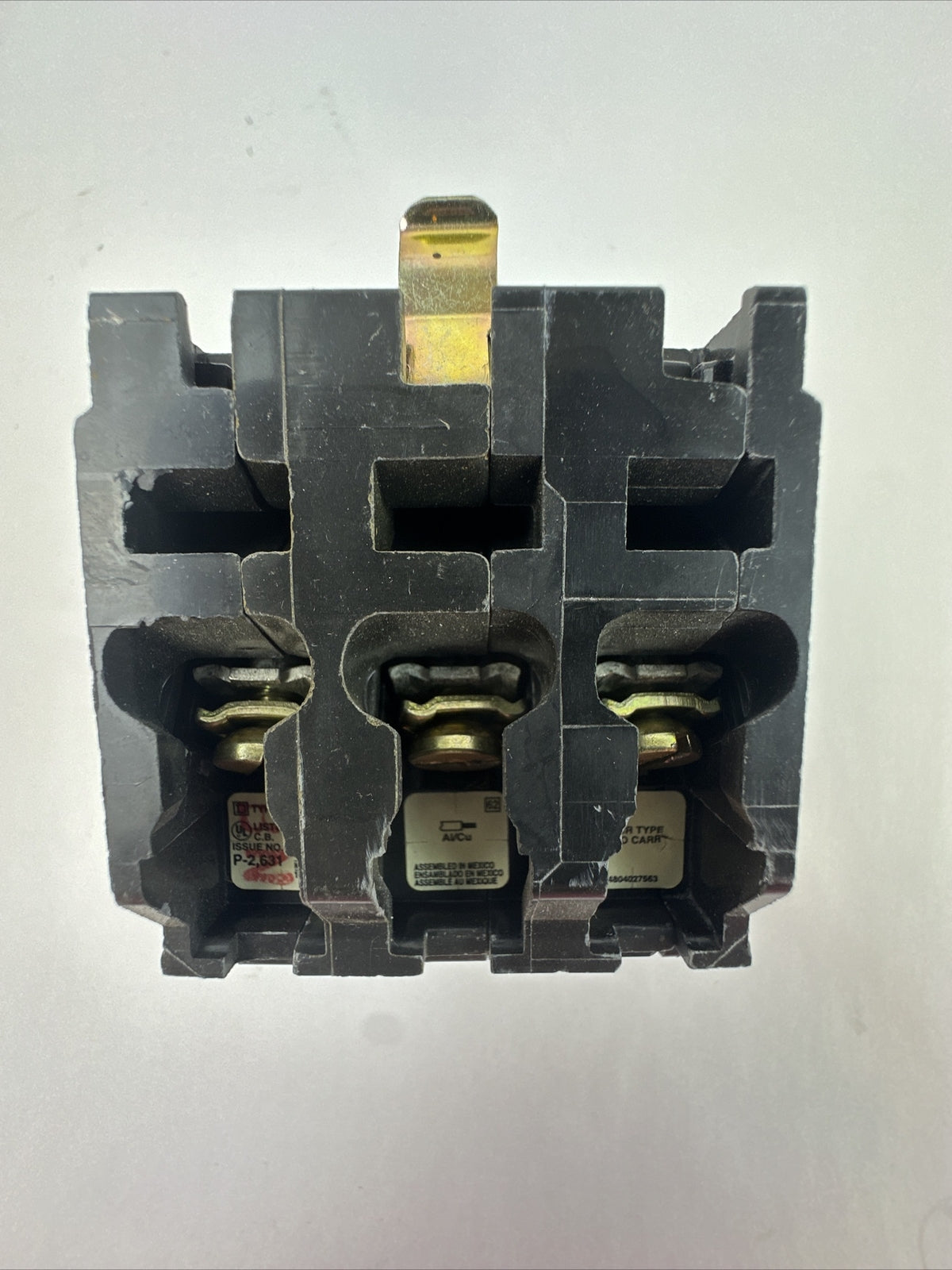 SQUARE D QOB320 BOLT-ON CIRCUIT BREAKER 3POLE 20AMP 240VAC 10kA