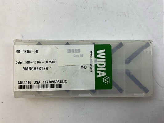 WIDIA MB-18167-50 CARBIDE INSERT (BOX OF 10)