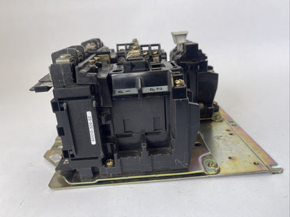 ALLEN BRADLEY 505-B0D SER C REVERSING STARTER 600VAC 27A 10HP COIL 115-120V W50
