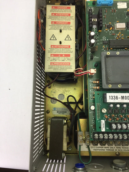 ALLEN BRADLEY 1336-B007-EAD-L3 CONSTANT TORQUE AC DRIVE 380/415/460V OUTPUT 13A
