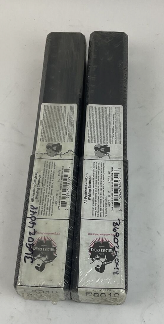 WELDERS CHOICE E6010-125-05P  CELLULOSIC WELDING ELECTRODE 1/8IN ***LOTOF2***