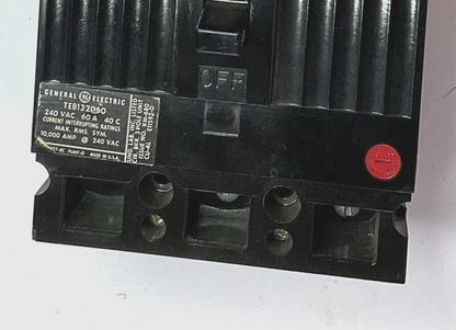 GENERAL ELECTRIC TED132060 CIRCUIT BREAKER 60A 240VAC