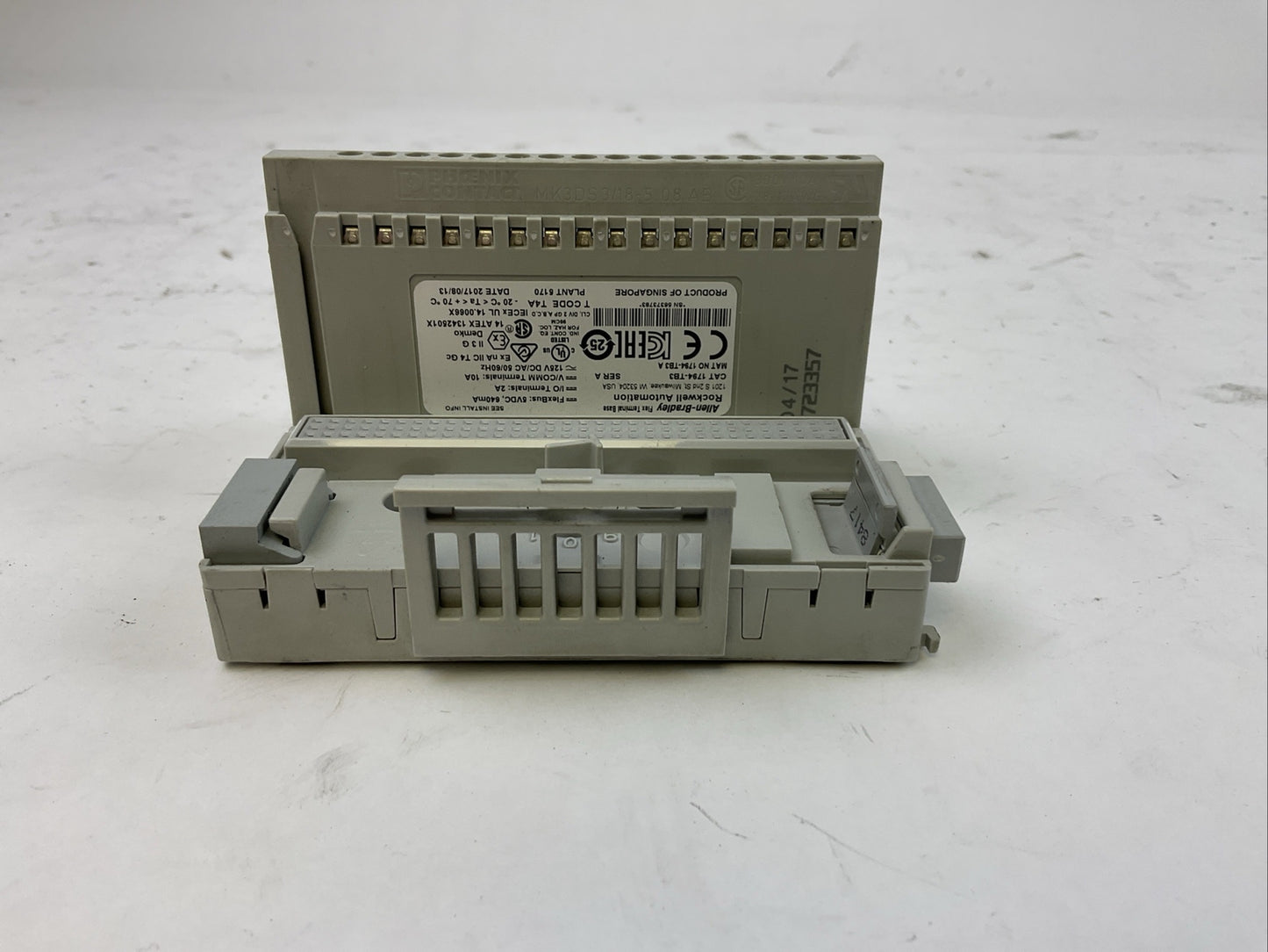 ALLEN BRADLEY 1794-TB3 TERMINAL BASE SER A