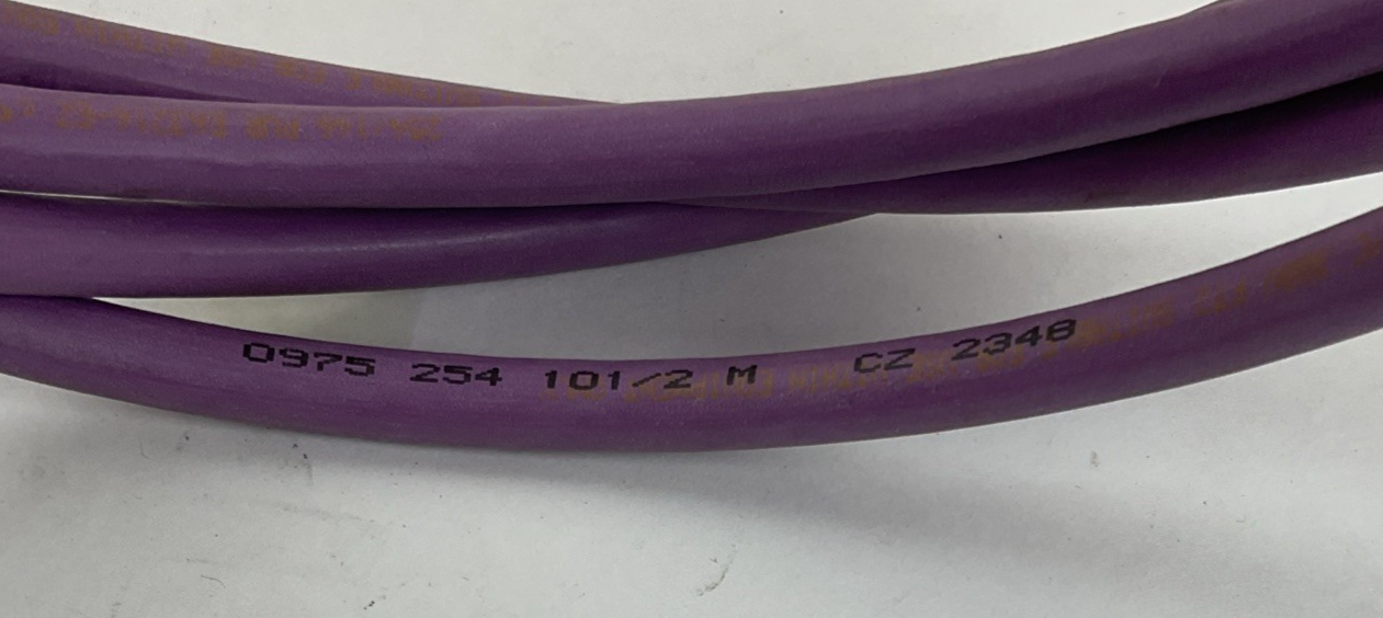 BRAD HARRISON PA9D01-42 PROFIBUS CONNECTOR W/ CABLE 0975 254 101/2 M