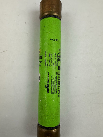 COOPER BUSSMANN FRS-R-3 3A FUSETRON TIME-DELAY CLASS RK5 600V FUSE LOT OF 4