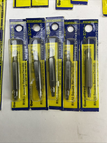 EAZYPOWER ISOMAX CONTRACTOR QUALITY SQUARE RECESS BIT LOT