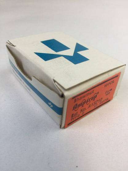 GOULD SHAWMUT AMPTRAP A13Z10 FUSE 10 AMP 130VAC TYPE 2 FORM 101 (BOX OF 10 PCS)