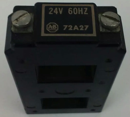 ALLEN BRADLEY 72A27 COIL 24V@ 60HZ, GOOD CONDITION, MINIMAL SIGNS OF WEAR, USED