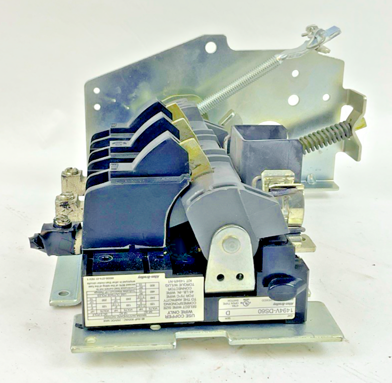 ALLEN BRADLEY 1494V-DS60 SER D 60A 600V 1494V-FS60 SER D SWITCH SHORT HANDLE 8"