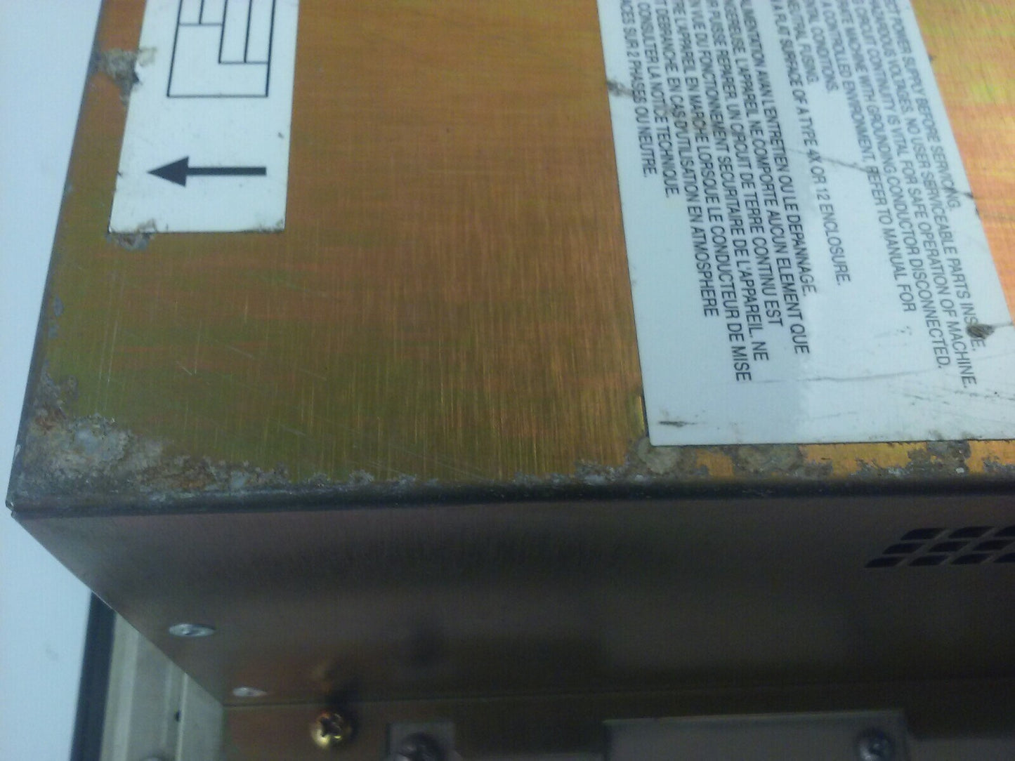 ALLEN BRADLEY 2711E-T10C6 SER. D REV. A  PANELVIEW 1000E TERMINAL FRN 5.14