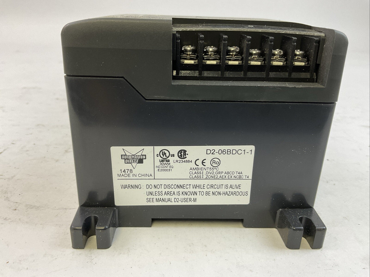 AUTOMATION DIRECT D2-06BDC1-1 POWER SUPPLY 6-SLOT RACK 12/24VDC KOYO DIRECT 205
