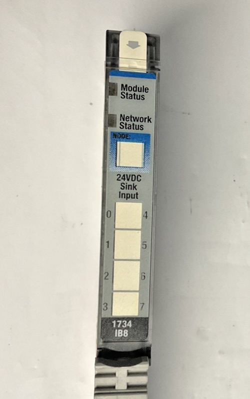 ALLEN BRADLEY 1734-IB8 PLC MODULE SER.D W/1734-MB BASE W/1734-RTB ***LOTOF5***