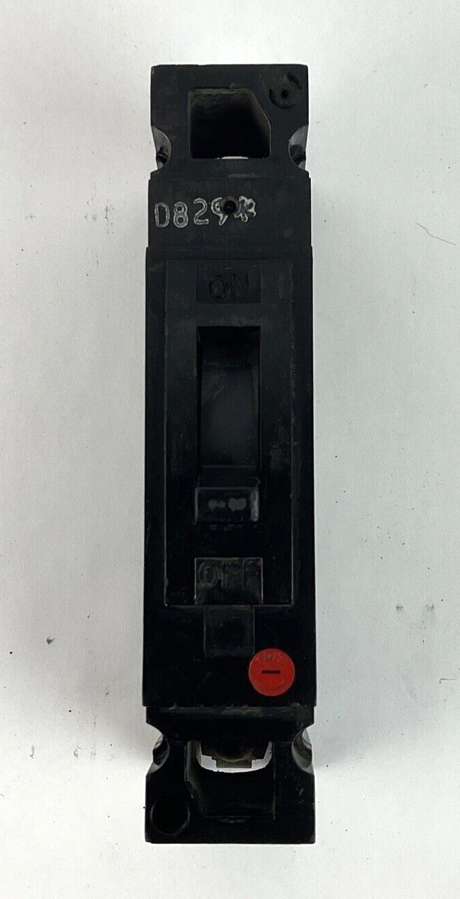 GENERAL ELECTRIC TED113015 CIRCUIT BREAKER 15A 1POLE 277VAC 125VDC ***LOTOF5***