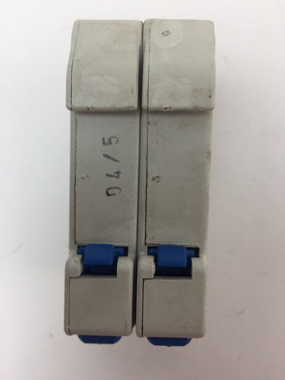 FERRAZ SHAWMUT USCC2 FUSE HOLDER 600V 30A WITH ATDR8 FUSES 8A 600VAC
