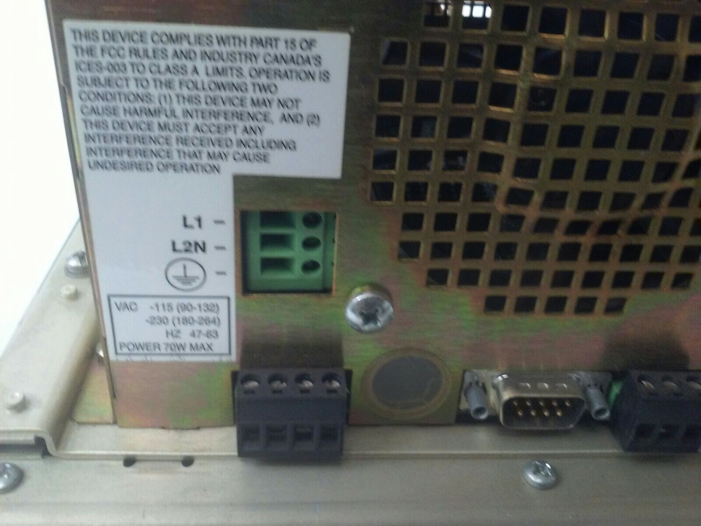ALLEN BRADLEY 2711E-T10C6 SER. D REV. A  PANELVIEW 1000E TERMINAL FRN 5.14