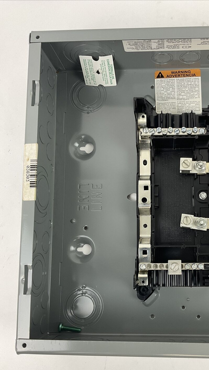 SQUARE D QO112L125G LOAD CENTER 125A SER. S01 120/240VAC