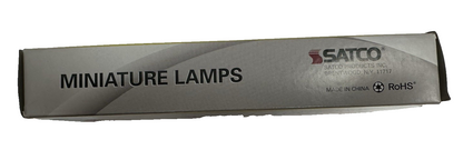 SATCO S7820 MINIATURE LIGHT BULBS 8 PACK LAMPS