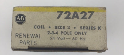 ALLEN BRADLEY 72A27 COIL 24V 60HZ
