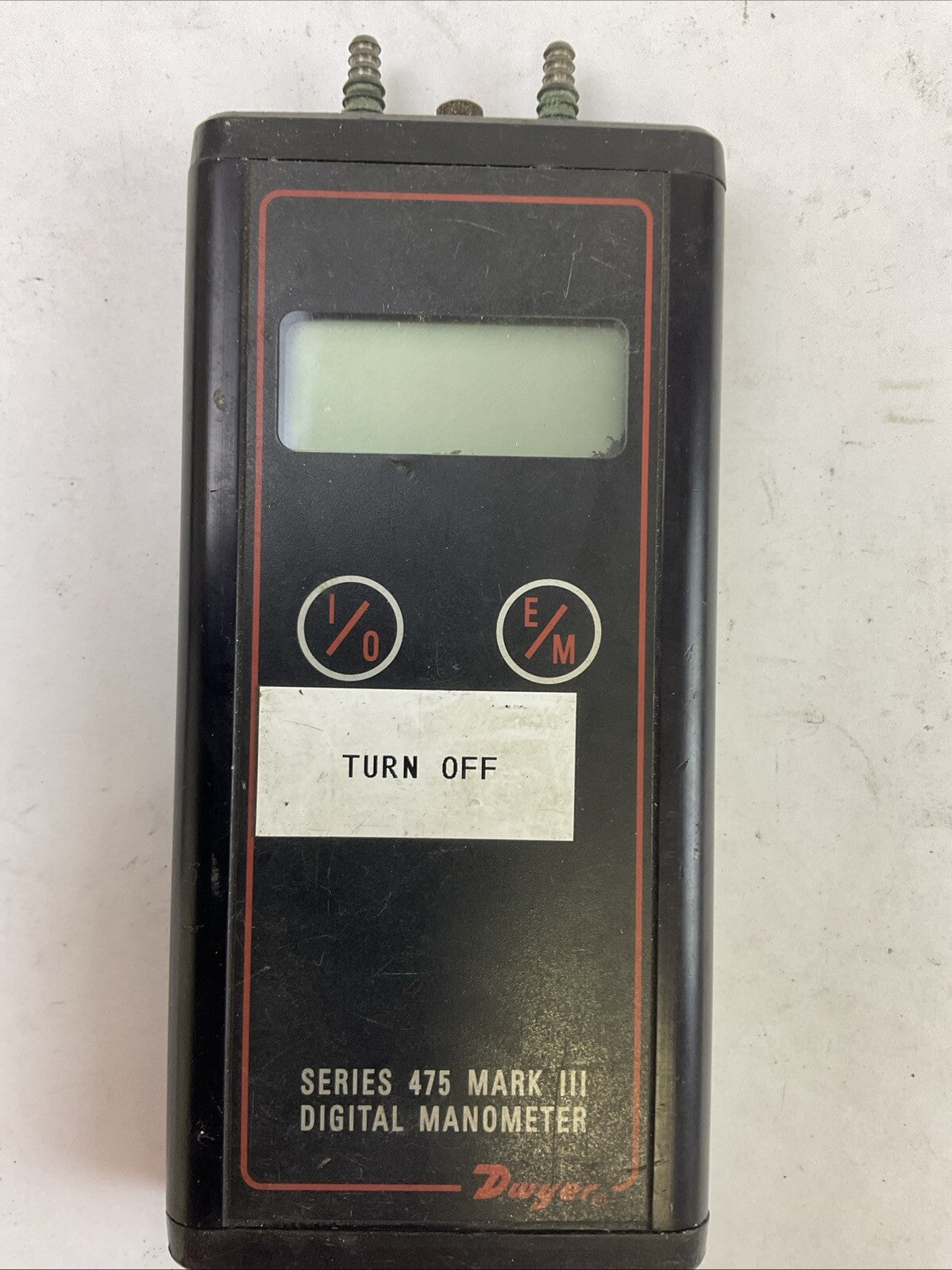 DWYER SERIES 475 MARK III DIGITAL MANOMETER ***BATTERY NOT INCLUDED***